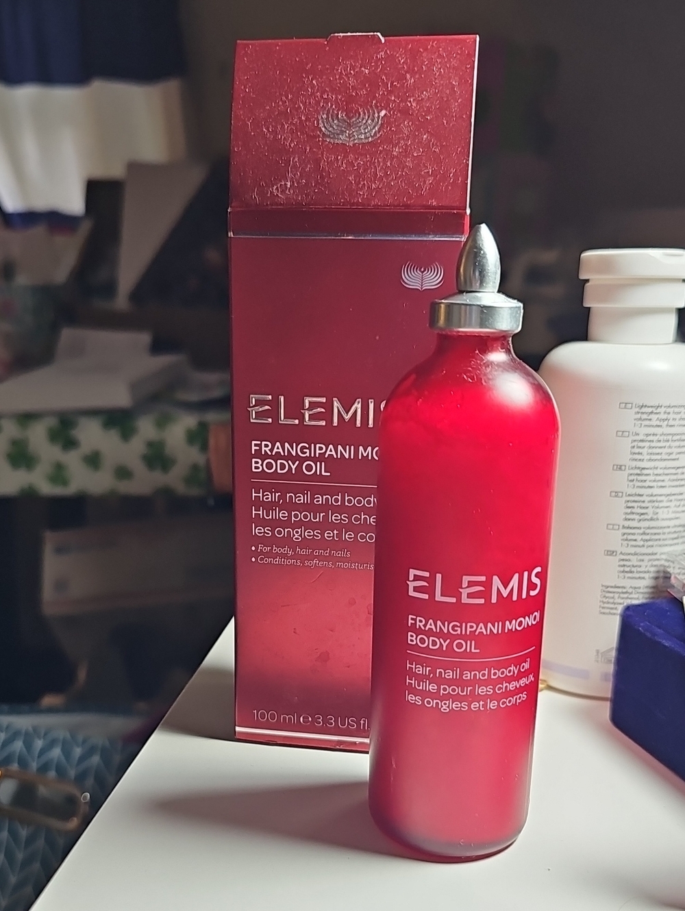 ELEMIS Frangipani Monoi Body Oil — Red Bottle